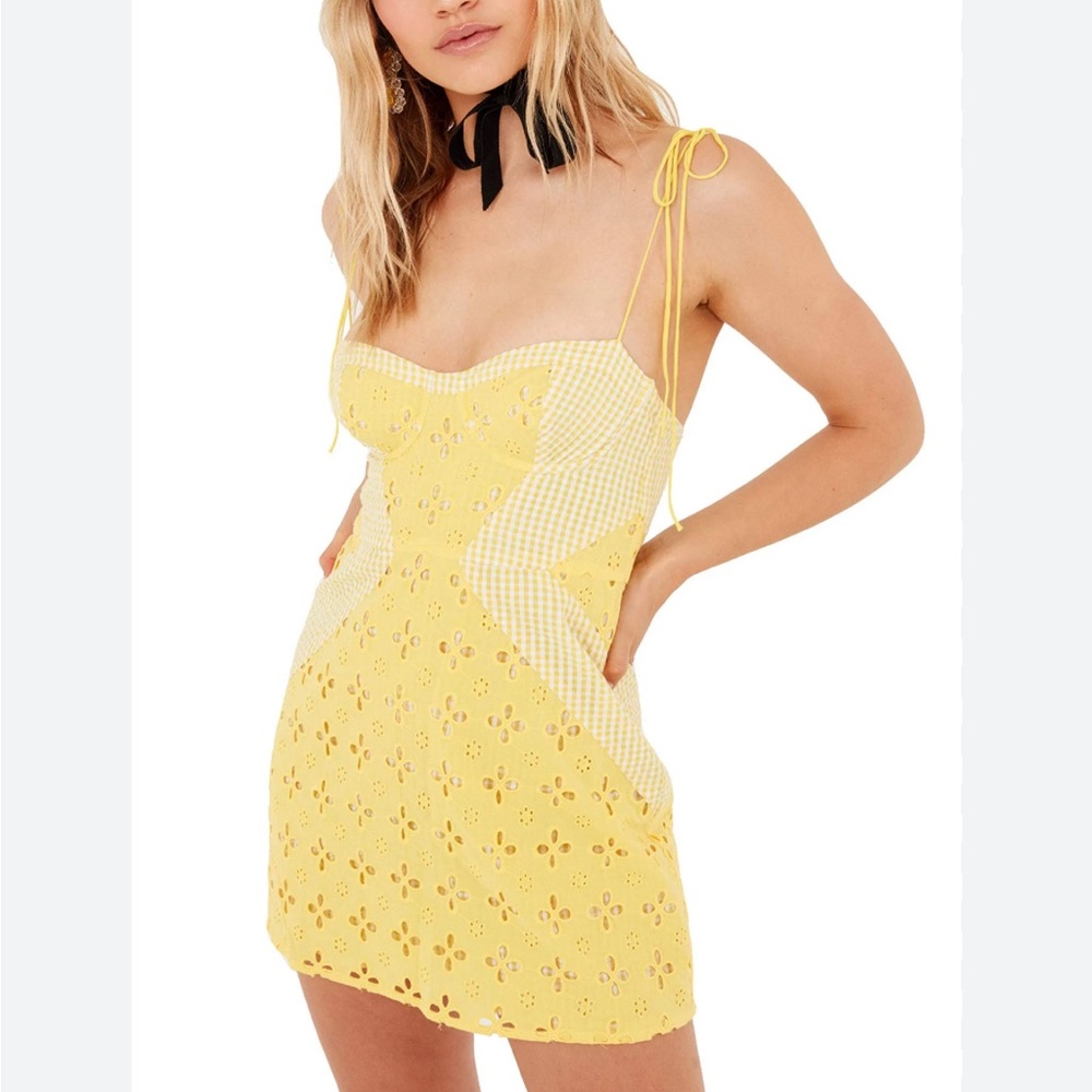 For Love & Lemons Picnic Mini Dress